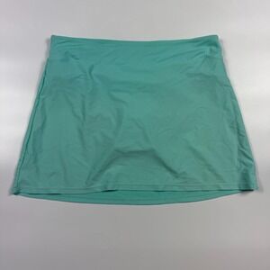 Cabana Life Skort Women's XS Blue Nylon Stretch Swimwear High Waisted Pull On